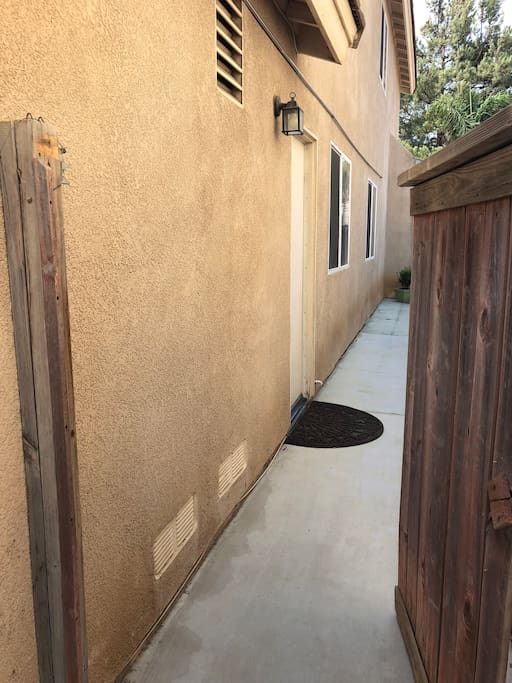 Side of House Entrance