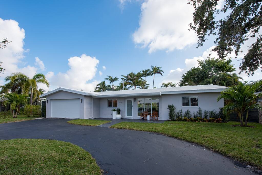 Front Exterior with Circle Driveway