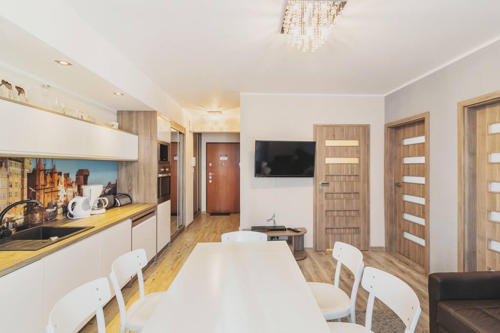Salon z aneksem kuchennym