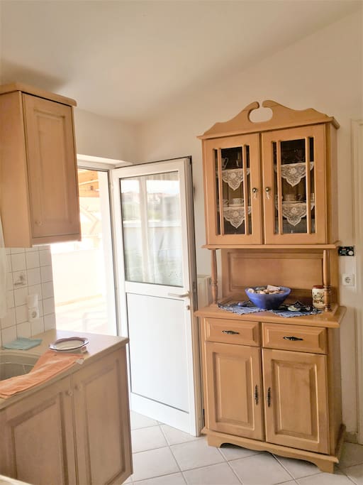 wooden cute kitchen