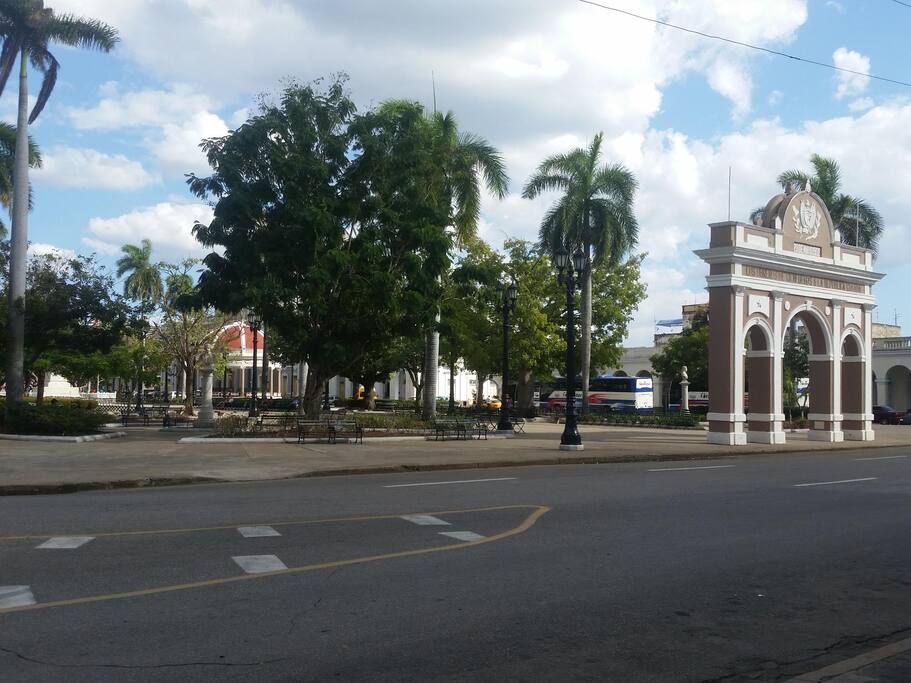 Vista desde el portal del Arco de Triunfo