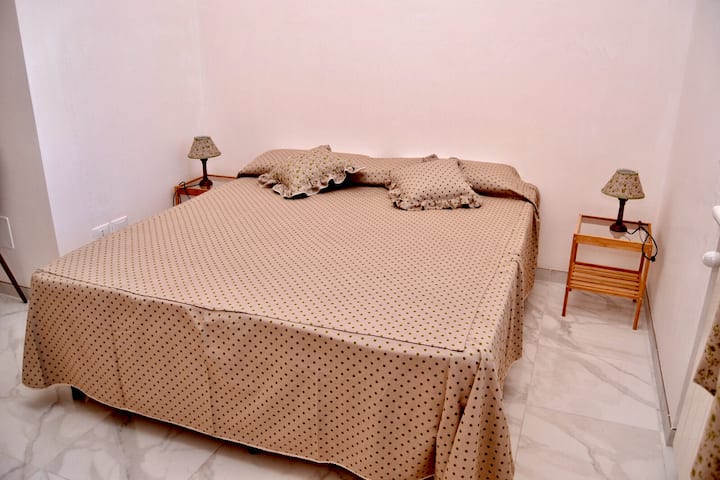 double bedroom with private bathroom 