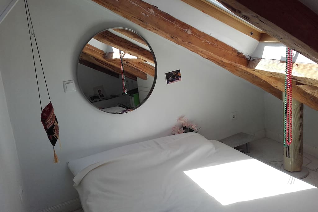 Downstairs bedroom with ensuite shower.