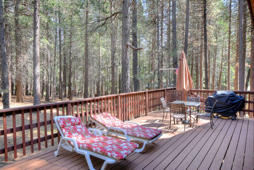 Relax and BBQ on the large deck!
