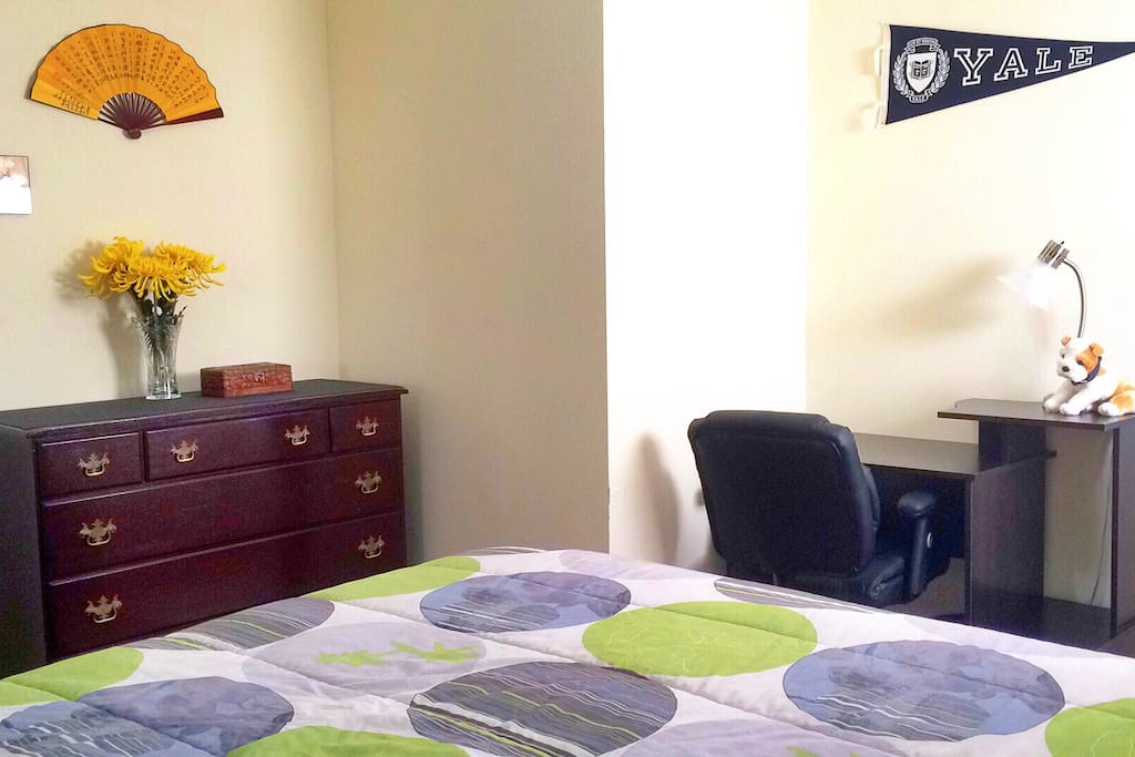 Single occupancy, fully furnished room w/ Full size bed & private bathroom