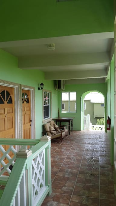 Rear Porch Entrance (Apts. 3 & 4)