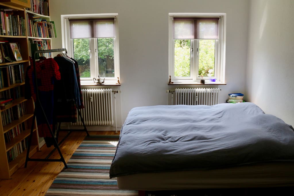 Bedroom facing the garden