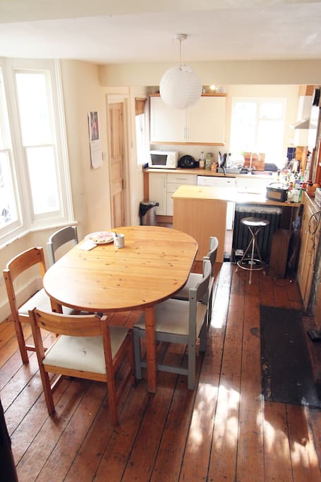 dining room + kitchen