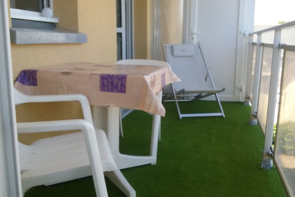 Belle terrasse exposée Sud Est
