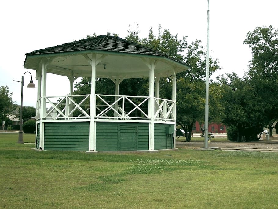 Gazebo in the old Clarkdale Town Park across the street.