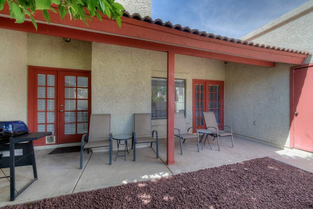 Private patio