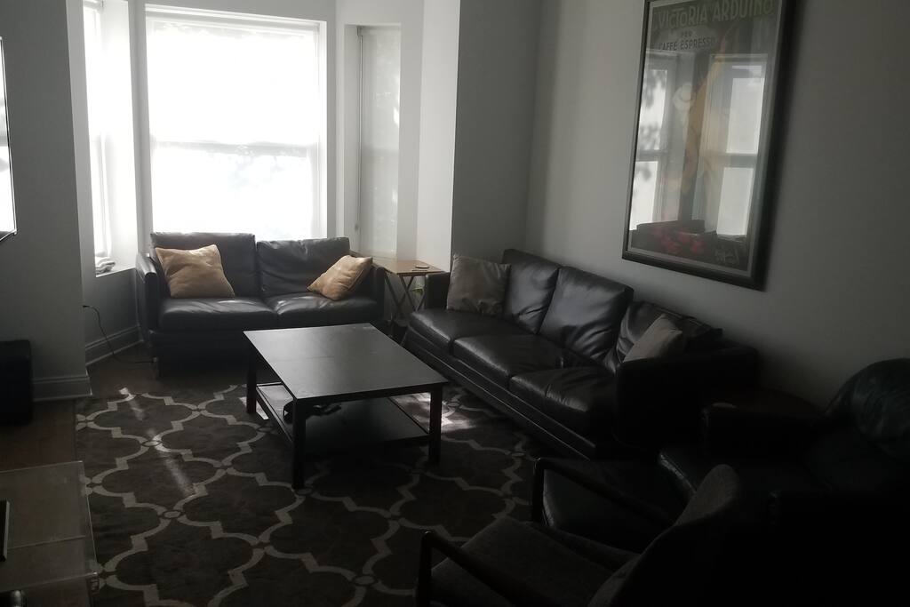 Living room -comfortable seating for seven