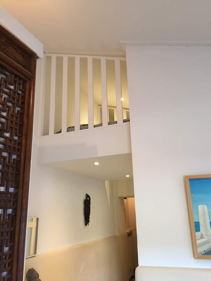 睡眠区的侧面景观