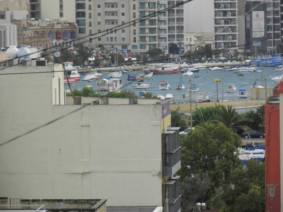 Balcony view of Sliema