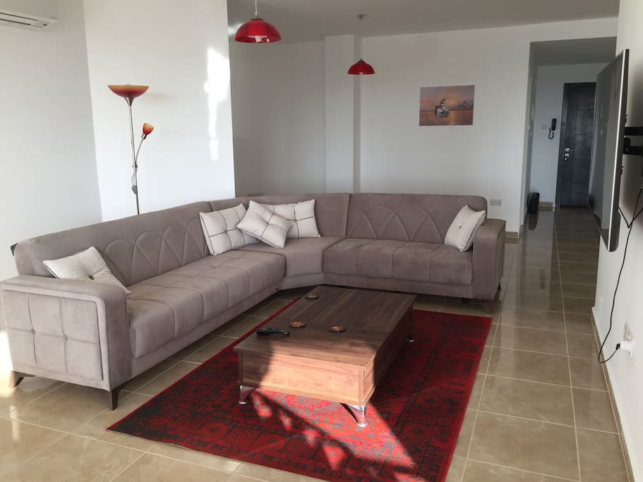 Sitting Room Area with 55 inch TV