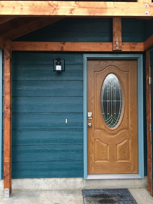 Your entrance to the 2nd floor apartment
