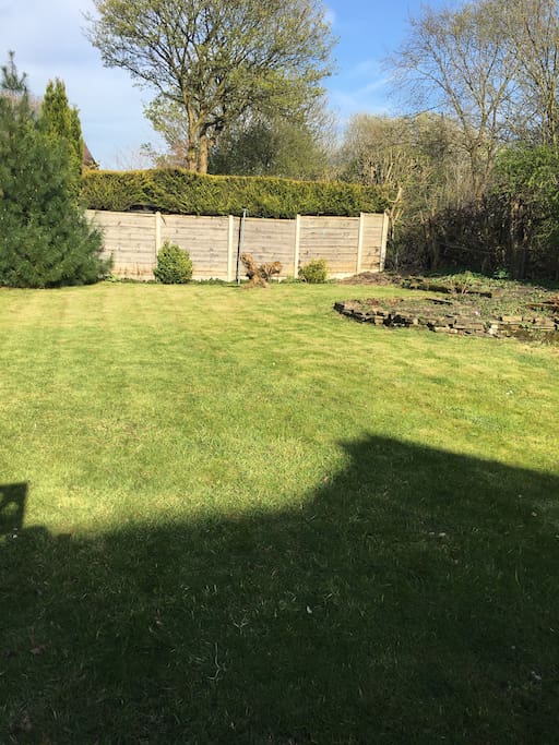 Rear garden