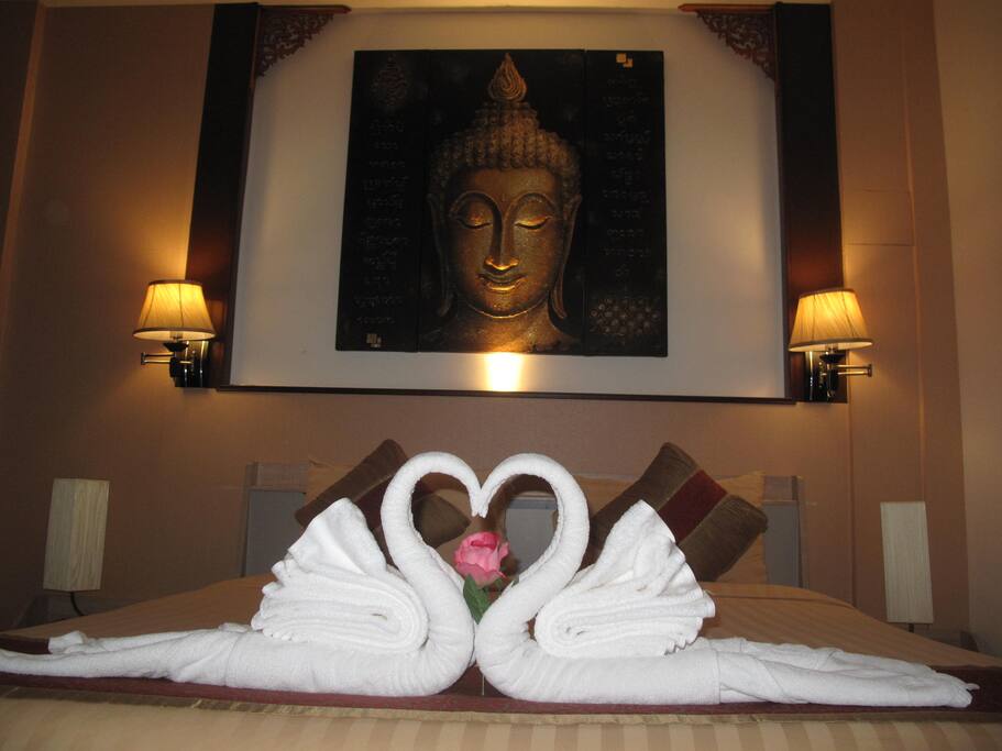 Stylish designed guest rooms