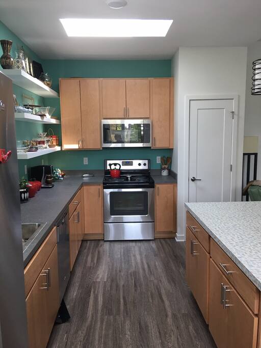 Modern kitchen area