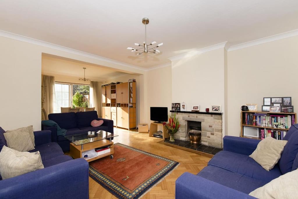 spacious living room
