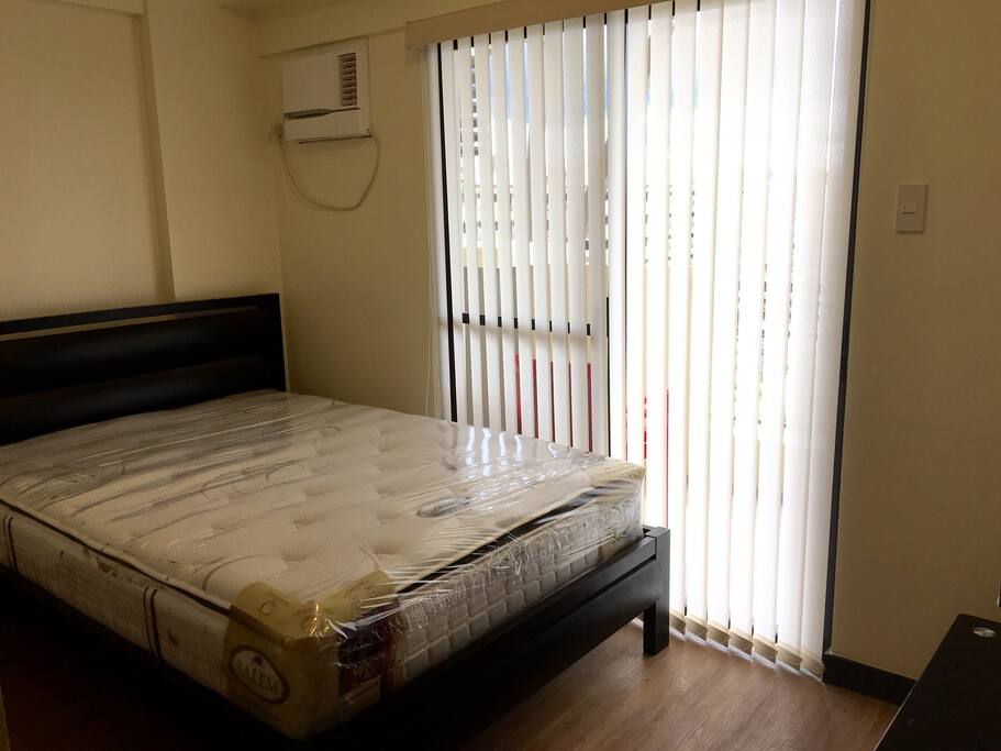 Masters bedroom. Air conditioned. With access to lanai facing amenities. With closet. With own toilet and bath with heater