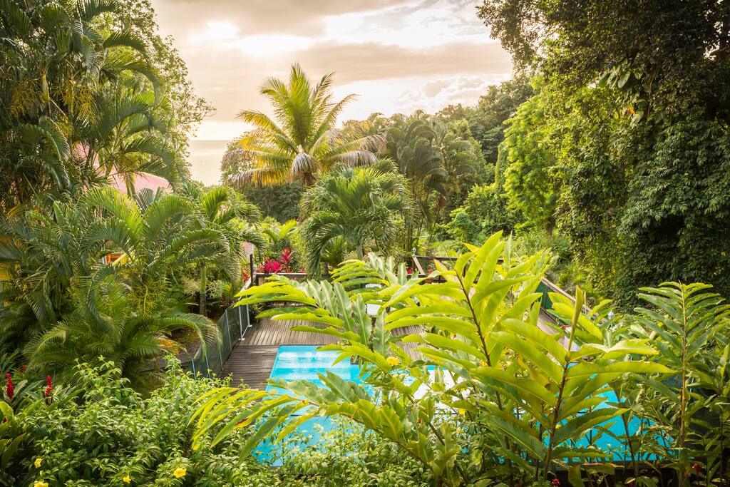 Vue d'ensemble des Jardins de l'espérance