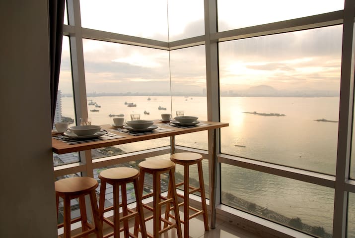 Maritime Seaview Duplex Condo by The Sea