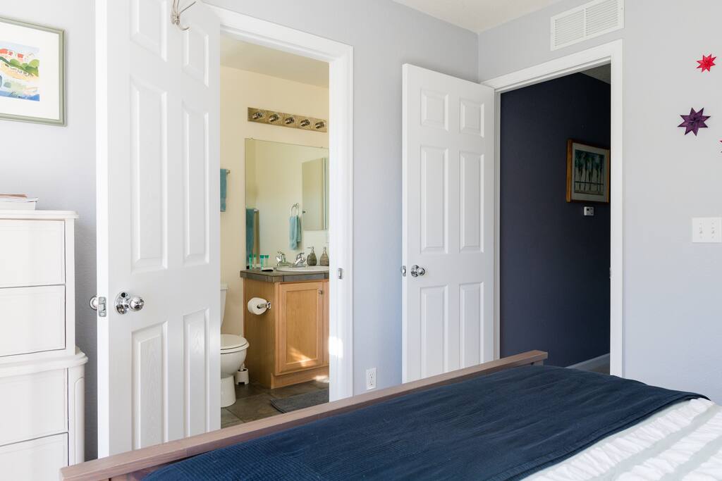 Enjoy your private bathroom as it is attached to your room.