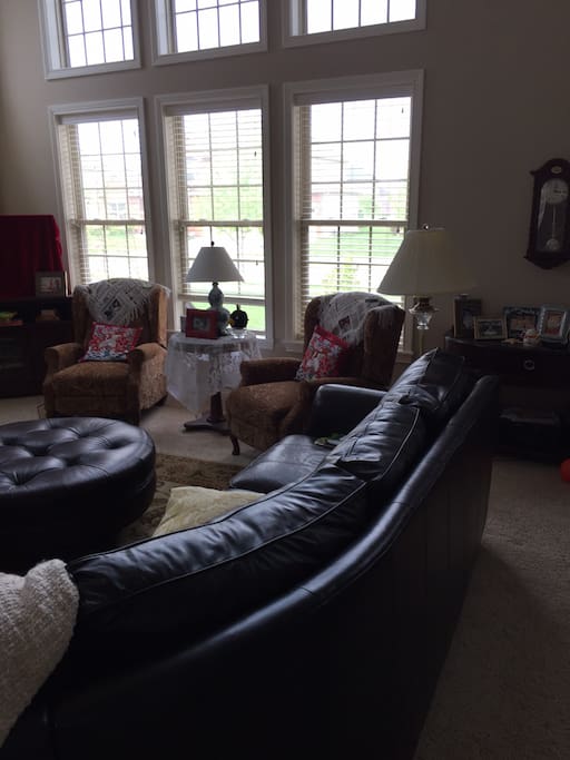Living room-very bright