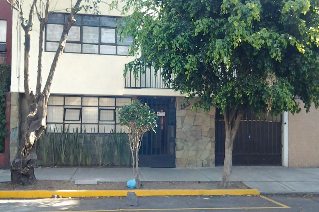 Fachada de la casa.