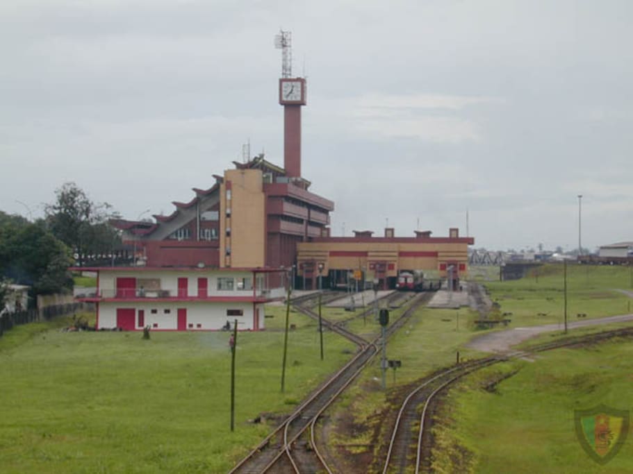 Gare international de Bessengue à Douala qui relie Douala aux principaux villes du Cameroun