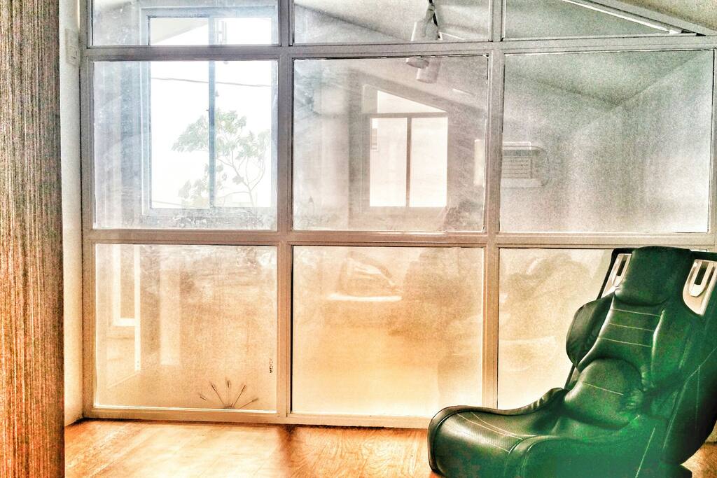 bedroom 2 glass wall