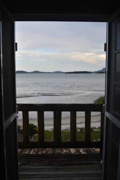 View from the bedroom's balcony