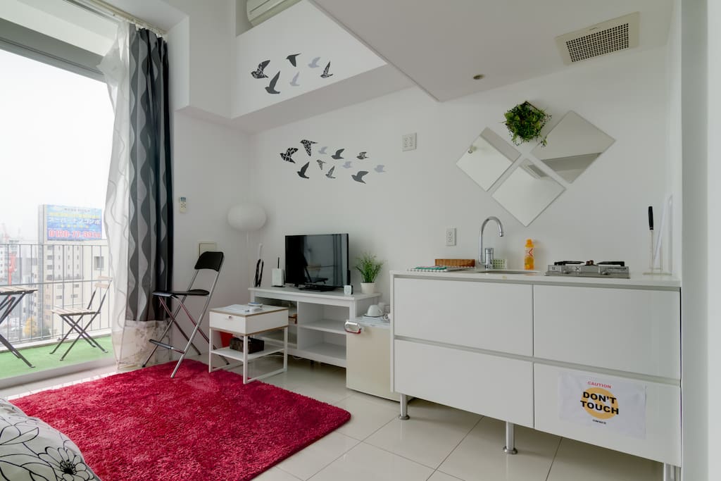 My room is well-designed and clean.