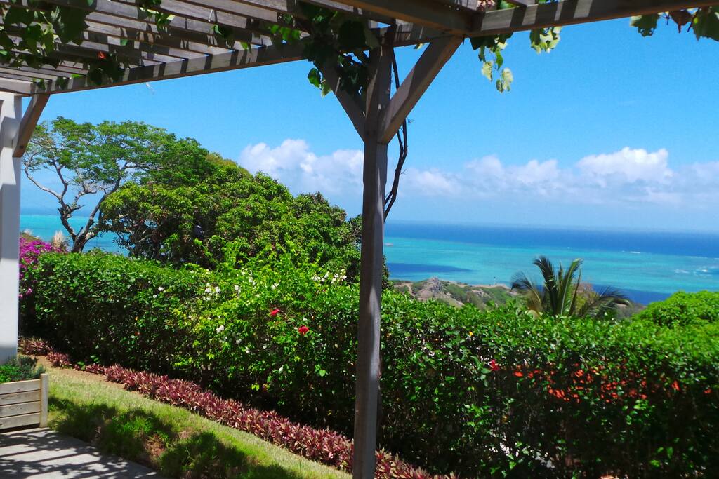 View from the guest house