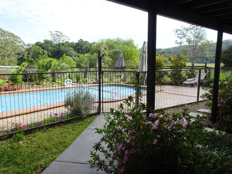 Guests are welcome to use the pool. Beach towels provided.