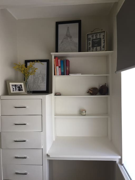 Your desk and drawers