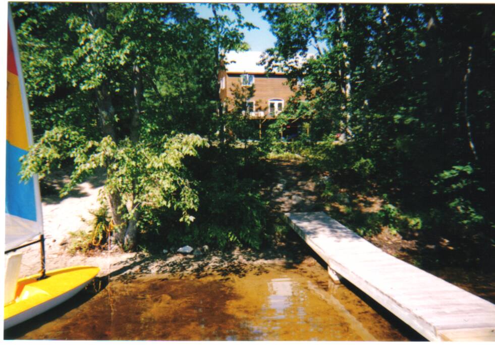 House view from the Lake