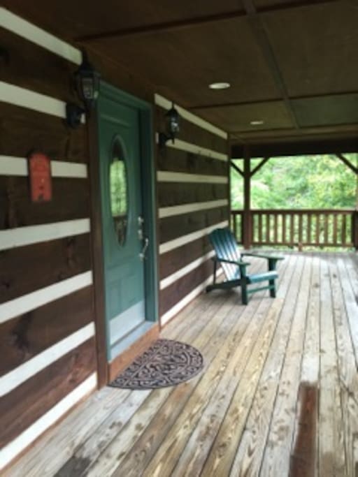 Welcoming wrap around porch