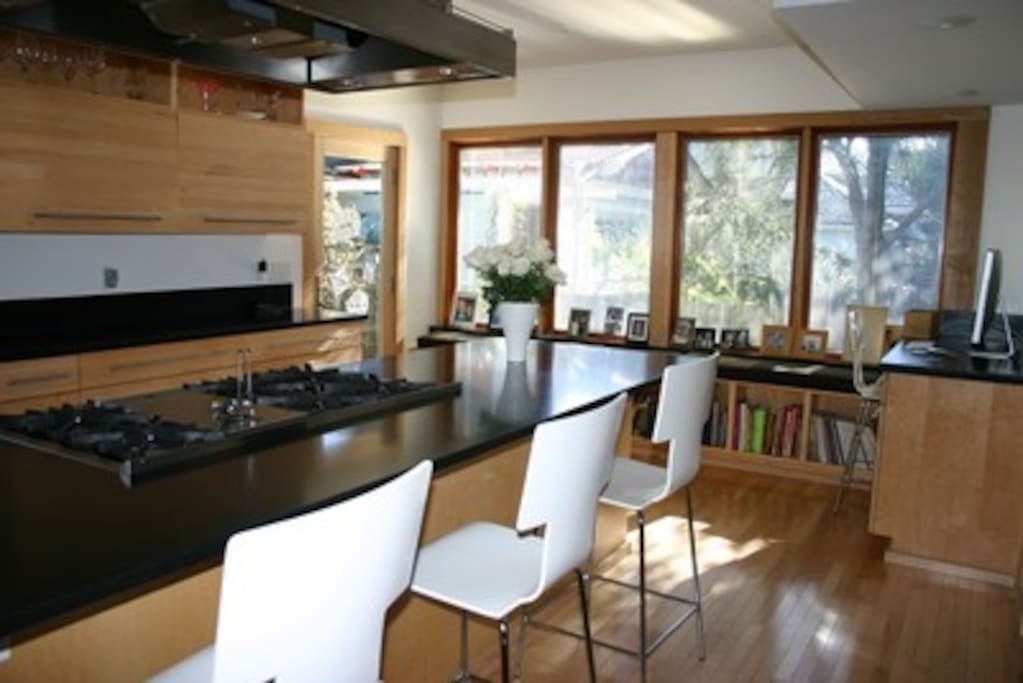 Kitchen looking toward back door