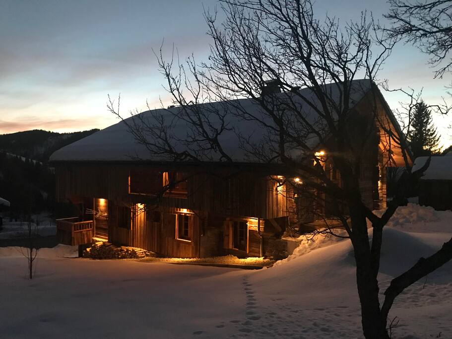 Le chalet de nuit