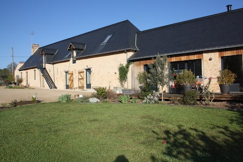 4-person gîte, 45 m2, 2 bedrooms, zoo 19 minutes away