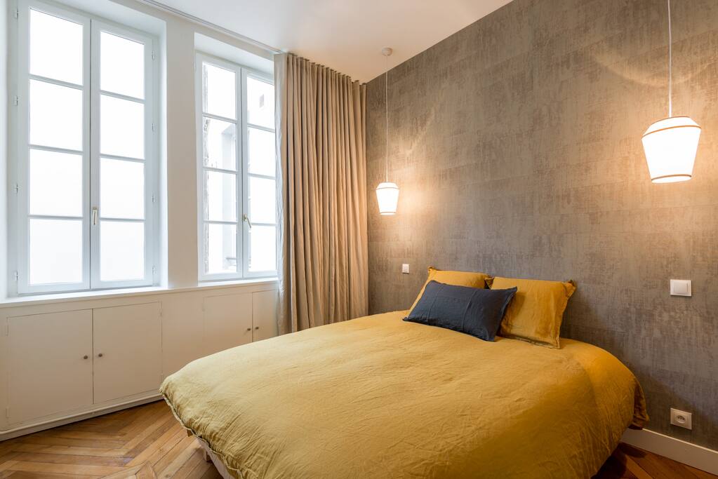 Chambre 1 donne sur 1 cour