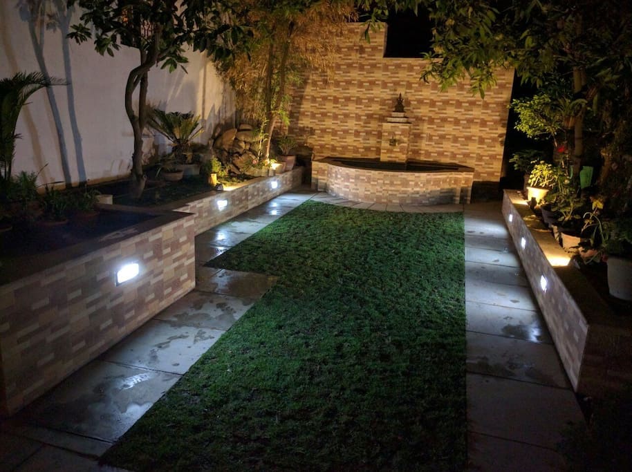 Evenings in the garden.
