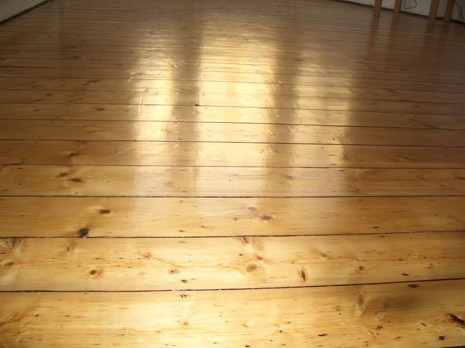 Beautiful hand finished wooden floors