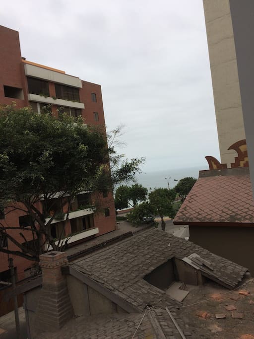 Right view from balcony in living room