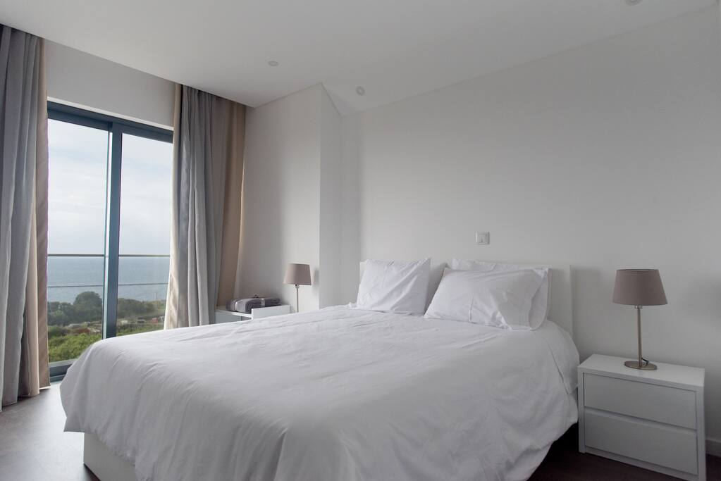 Quarto com vista mar