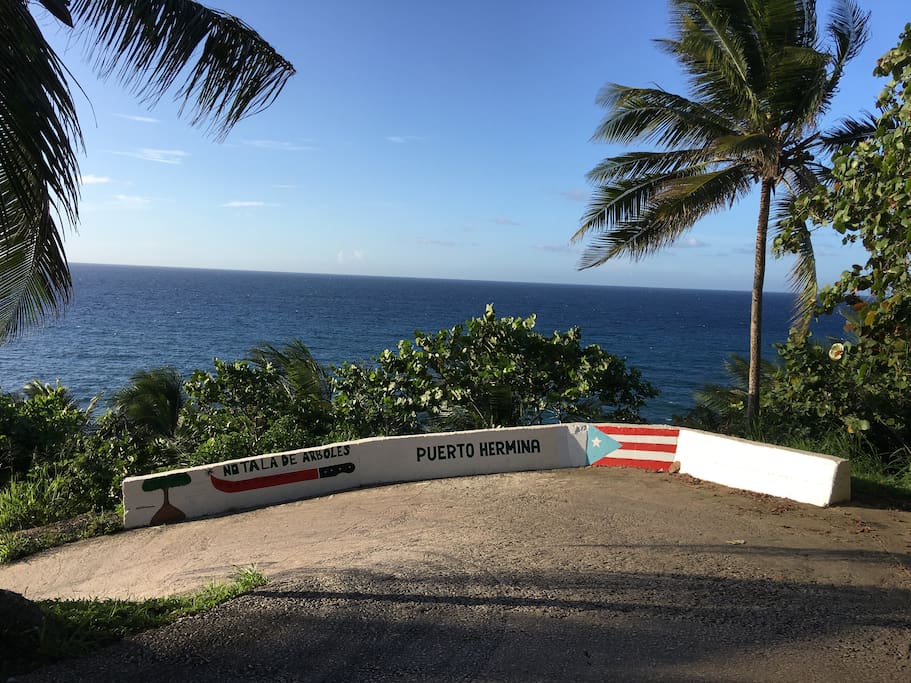 Puerto Hermina entrance.