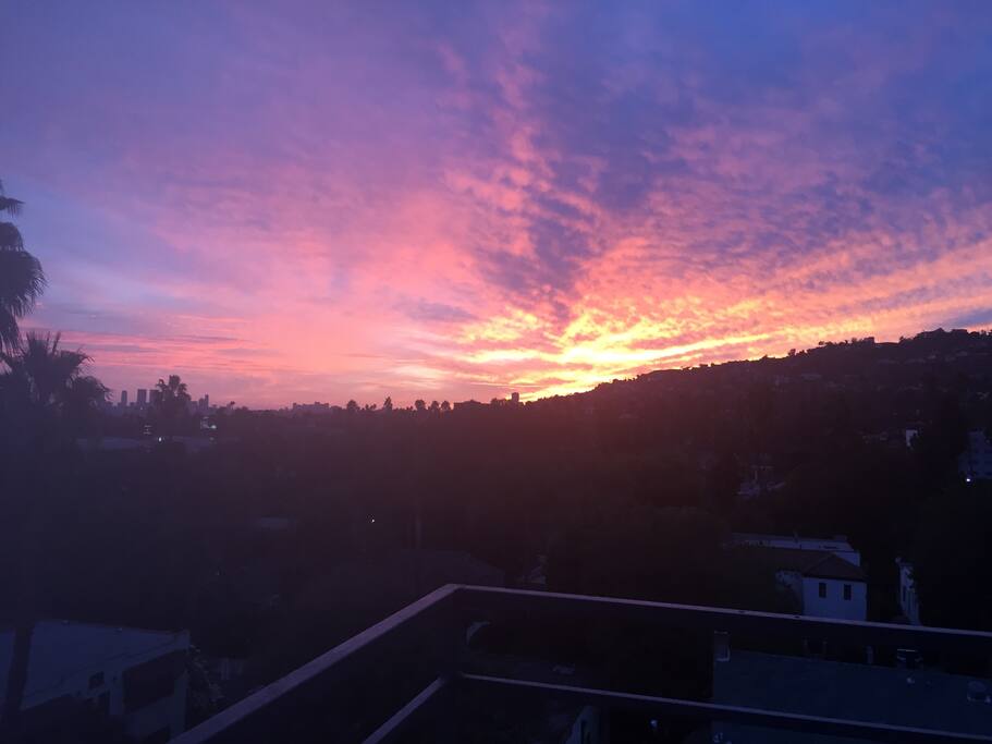 California Sunset from Balcony