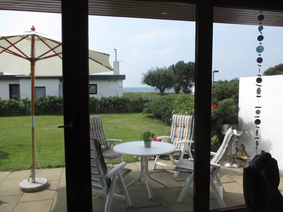 Der Blick auf`s nahe Meer